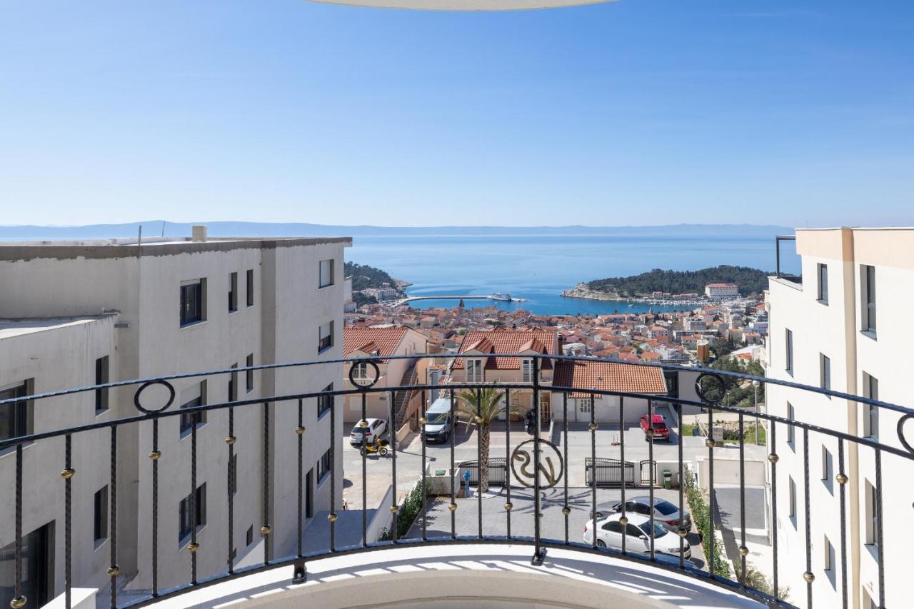 Villa Smaragd - Lapis - Luxury Apartment With Shared Pool Makarska Ngoại thất bức ảnh