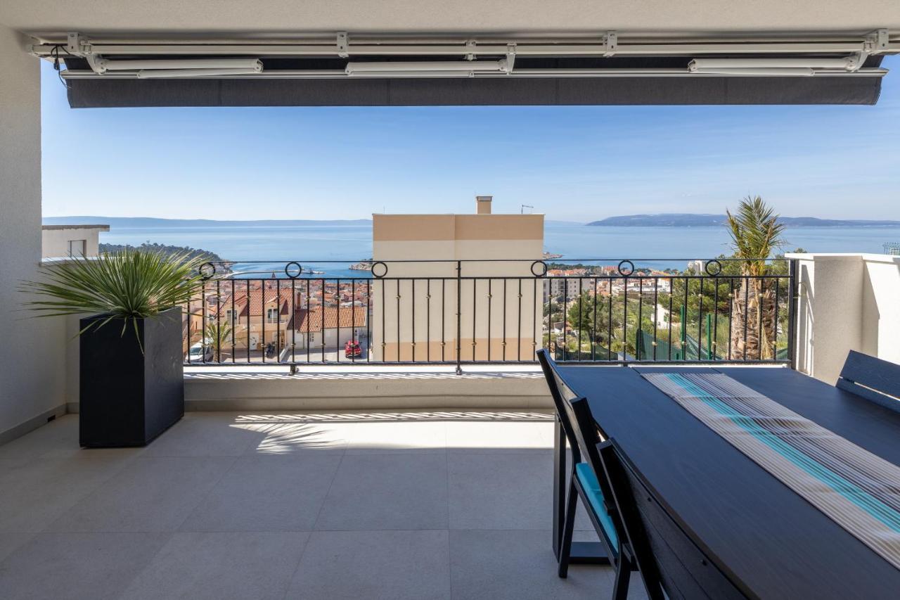 Villa Smaragd - Lapis - Luxury Apartment With Shared Pool Makarska Ngoại thất bức ảnh